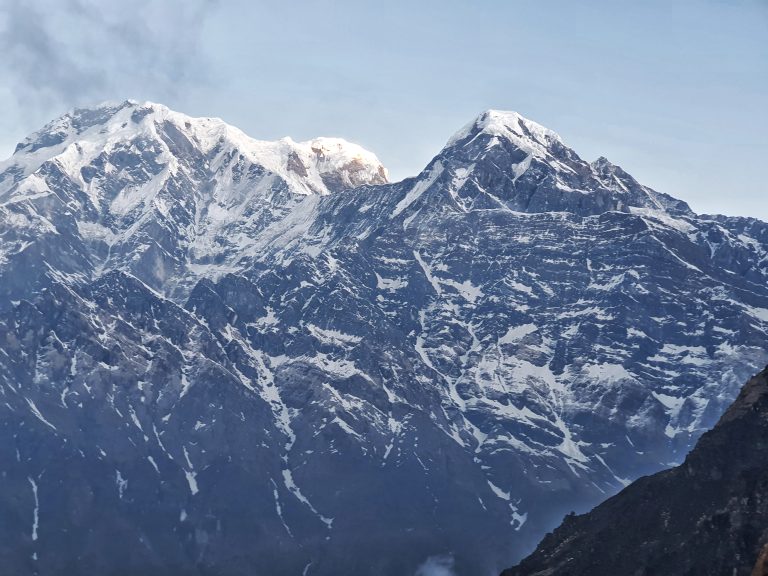 Himalayan snow-covered mountaintops