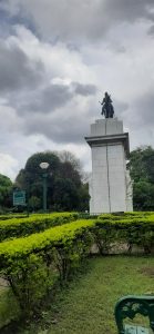 Elegant statue at the Victoria Memorial, capturing the regal essence of King Edward VII. A timeless symbol of history and grandeur in the heart of the city