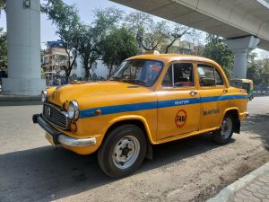 View larger photo: Yellow taxi of Kolkata