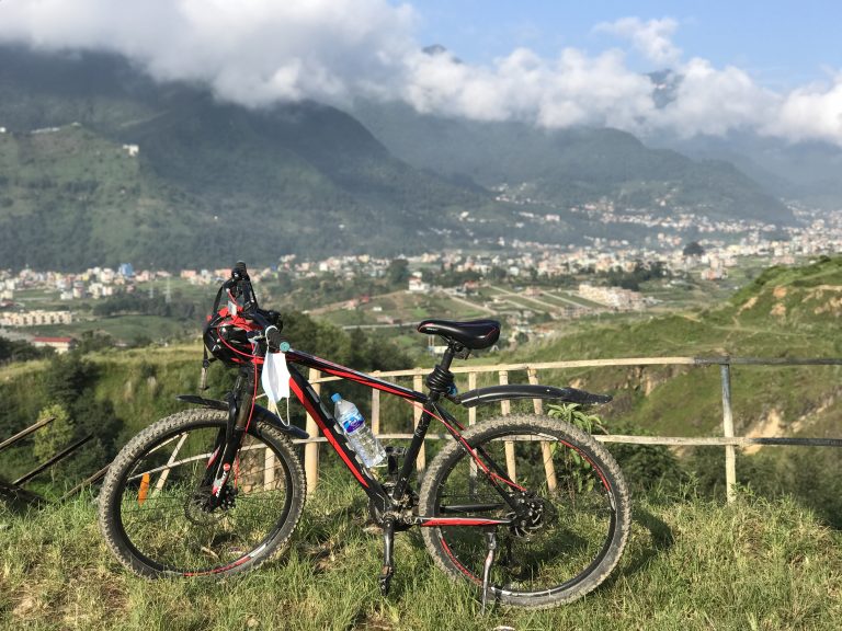 Cycle with a Mountain View.