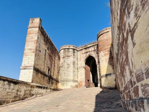 Entry gate of a fort.

