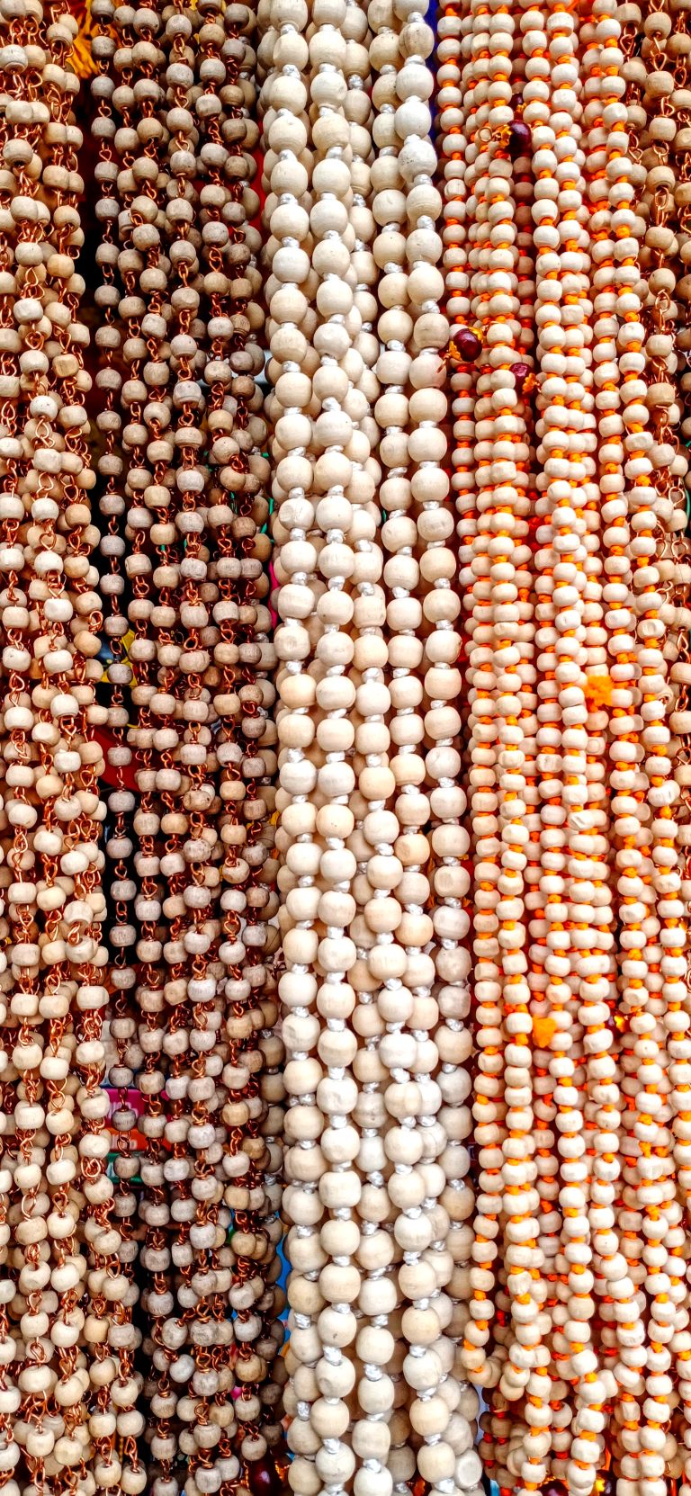 Japa mala, or simply mala, is a loop of prayer beads commonly used in Indian religions such as Hinduism, Buddhism, Jainism, and Sikhism.