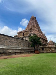 Side View of Gangaikonda Cholapuram Temple. Ariyalur district, Tamil Nadu, India 