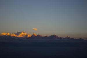 The Gold Rush: A fascinating sunrise view over Mt. Kanchenjunga from Lepchajagat, West Bengal
