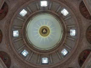 Ceiling Design of Victoria Memorial, Kolkata, West Bengal, India.