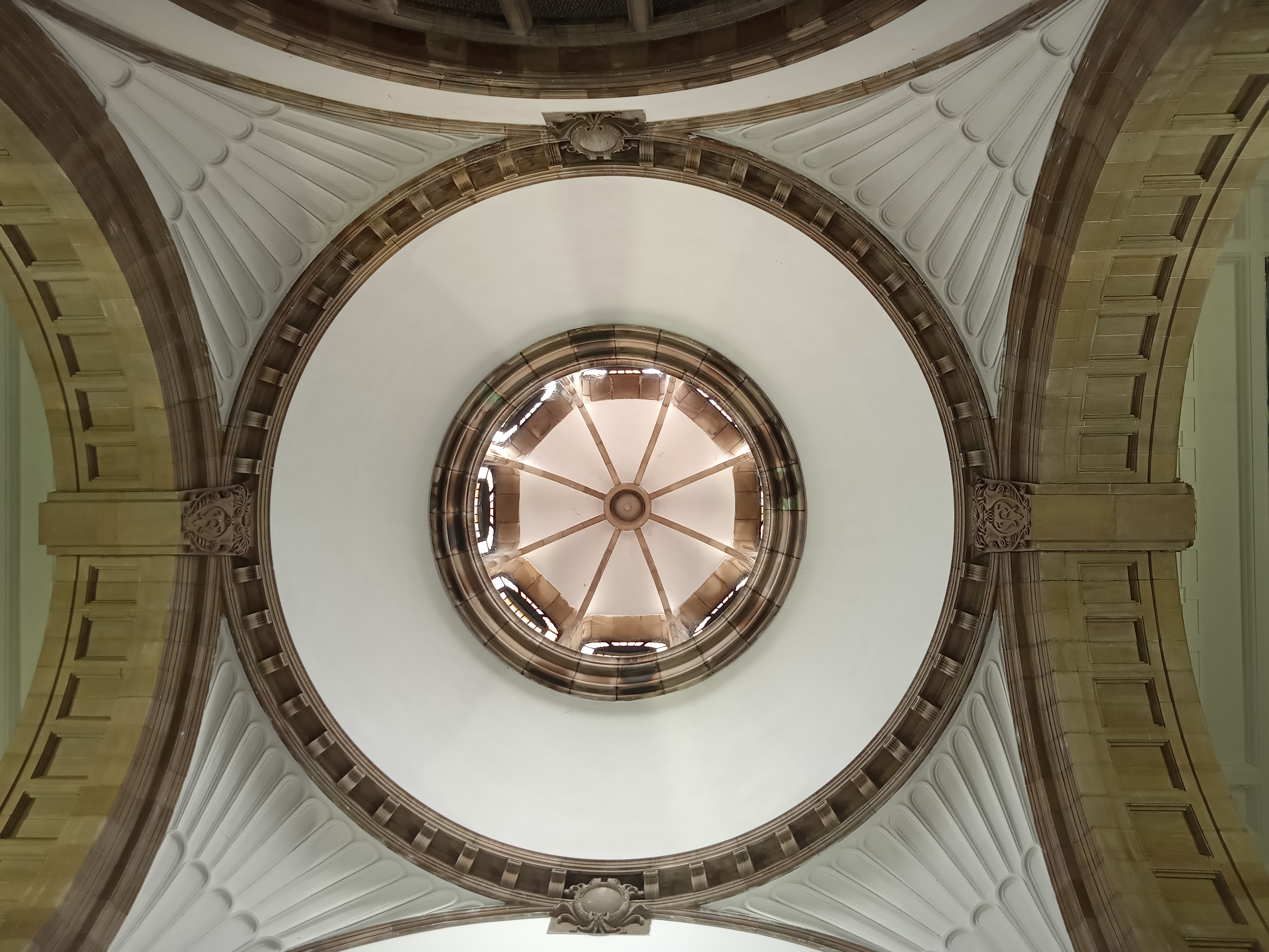 Ceiling Design of Victoria Memorial, Kolkata, West Bengal, India.