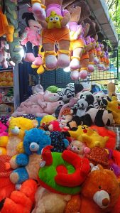 A shop full of stuffed toys.