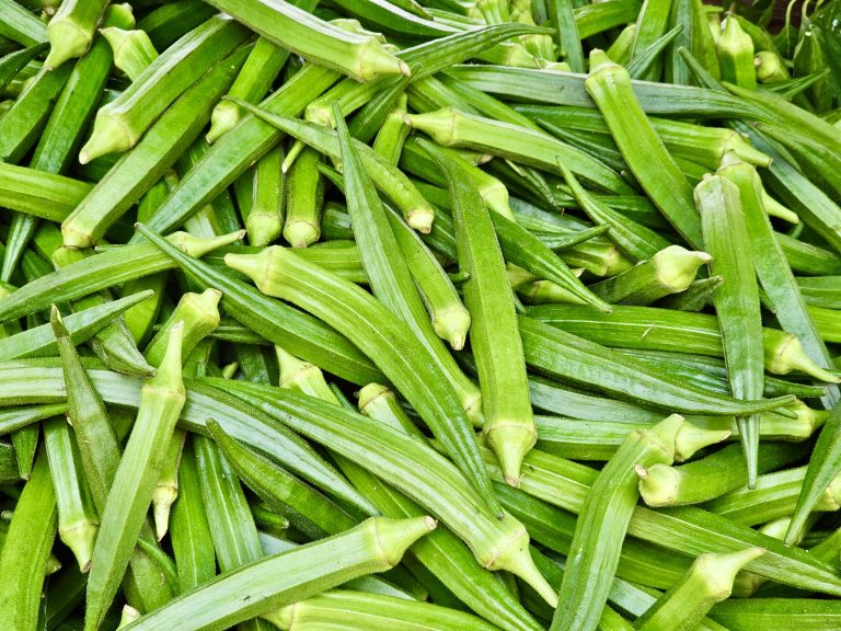 Abelmoschus esculentus Pods for sale. From Perumanna, Kozhikode, Kerala. It’s commonly known as  lady’s fingers or Okra.