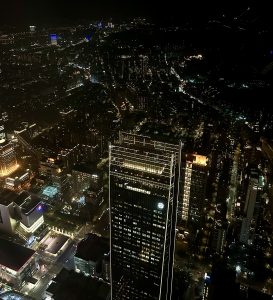 Night view from Taipei 101 
