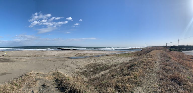 千葉県長生郡白子町　古所海水浴場　/　Furudokoro Beach, Shirako Town, Chosei-gun, Chiba Prefecture