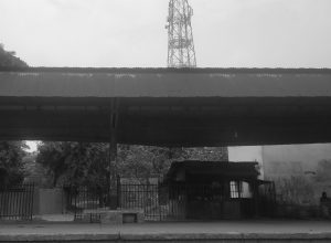 empty railway station during covid 19 lockdown