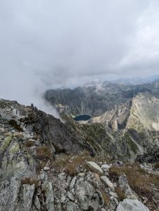 High Tatras on a cloudy and rainy day. Slovakia. 