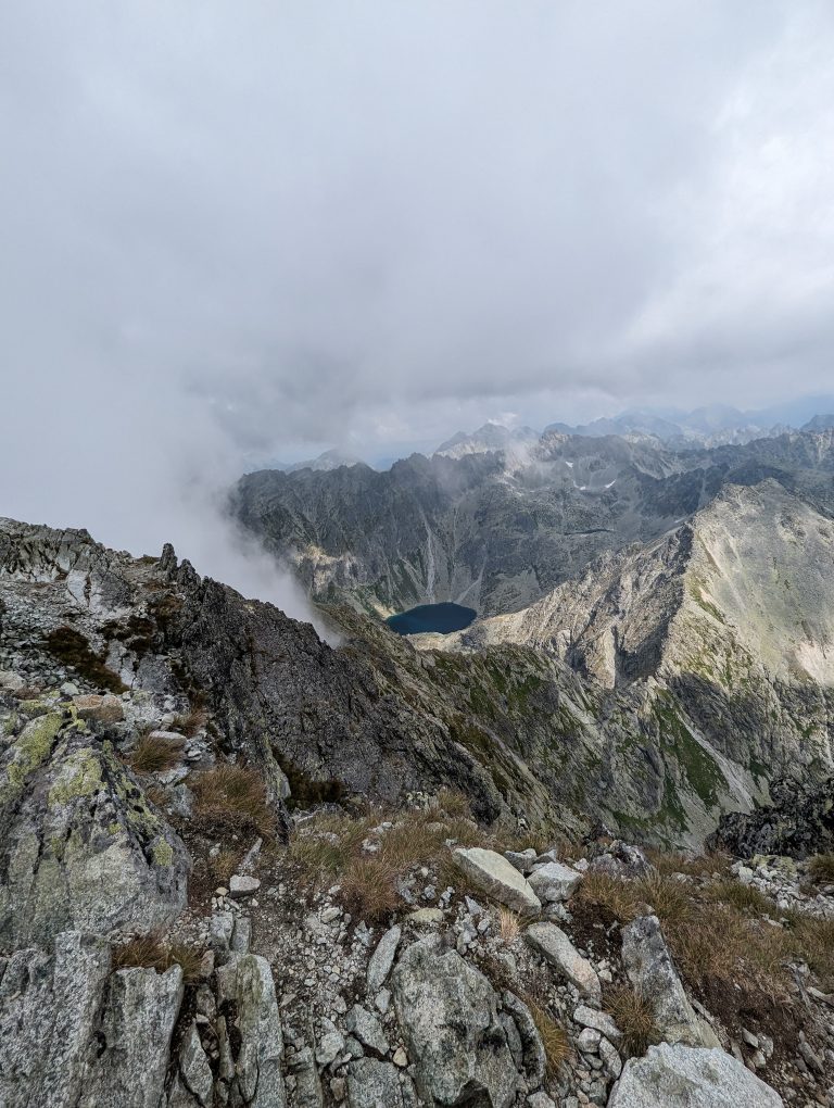 High Tatras on a cloudy and rainy day. Slovakia.