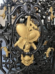 Symbol on an iron church gate