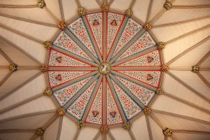 Patterned roof of the York Minster