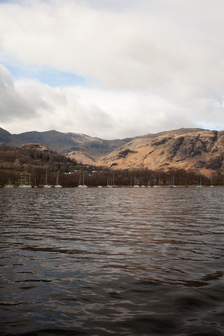 View of a lake and mountains