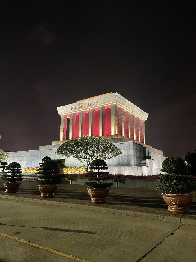 Mausoleum of Ho Chi Minh in Hanoi, Vietnam