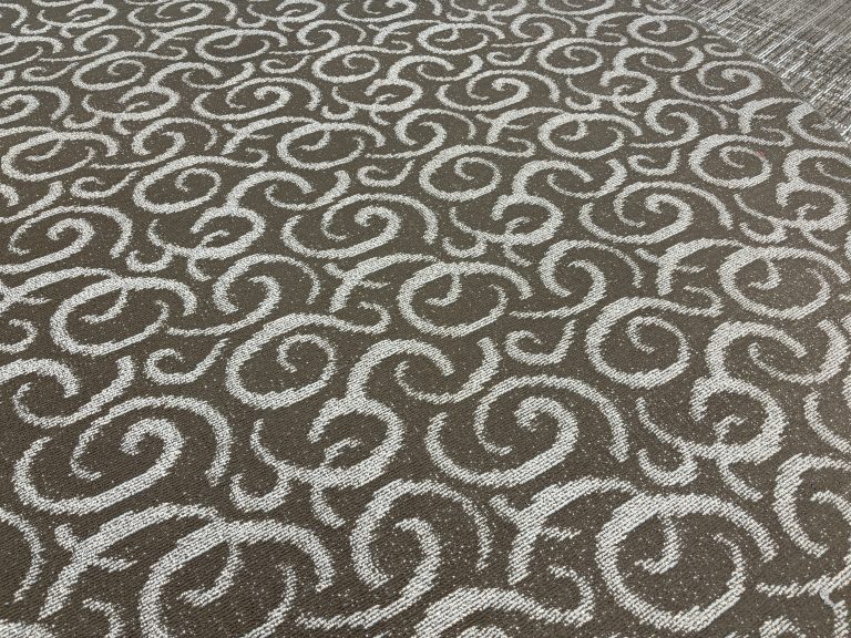 Curly design on a carpet