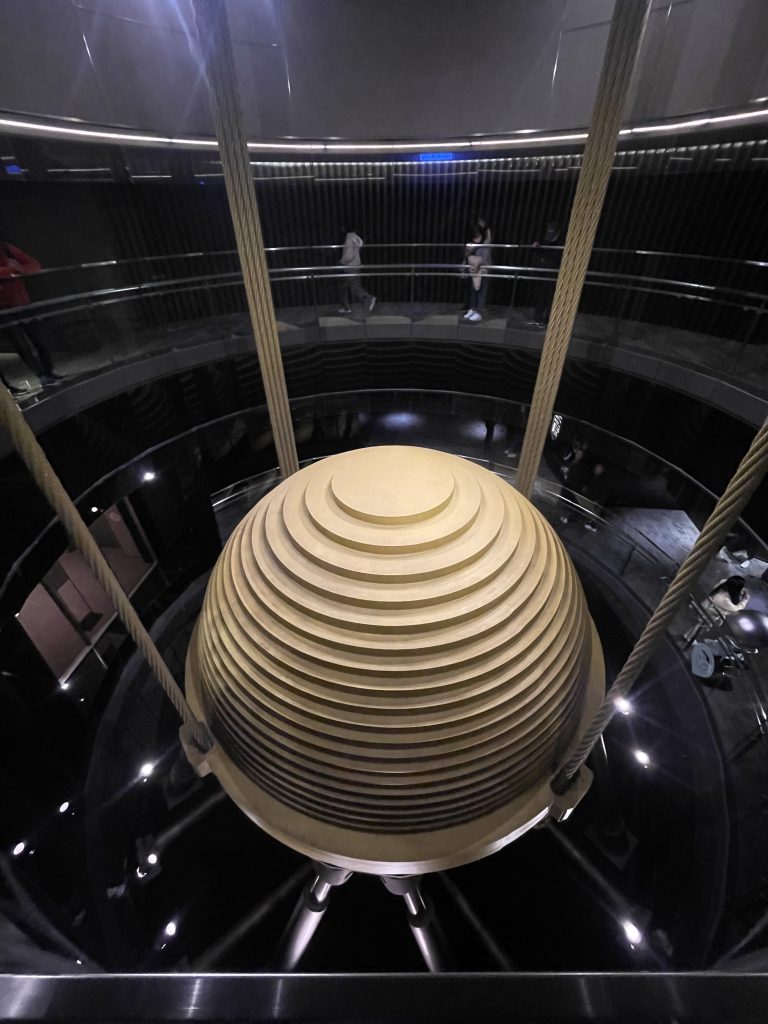 The weight damper inside Taipei 101