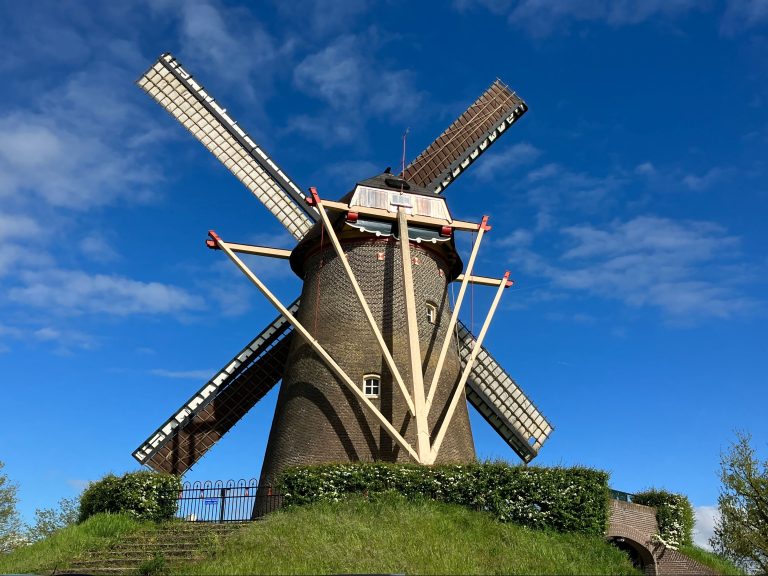 A Dutch windmill