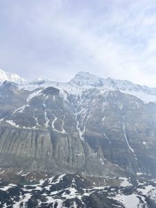 View of Annapurna BaseCamp. This is one of the most popular trekking destinations in Nepal. 