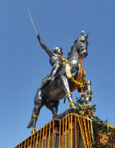 Statue of Great Maratha Warrior Chatrapati Shivaji Maharaj.