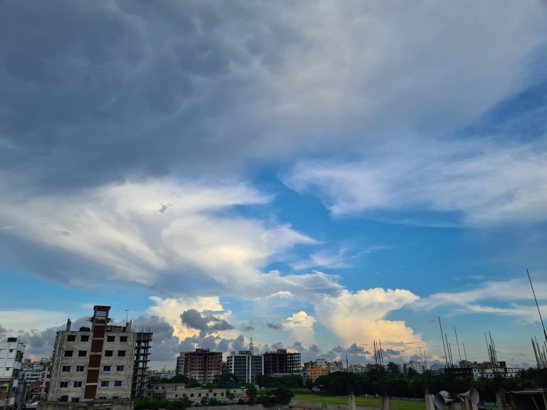 Beautiful Sky in Dhaka Riverside