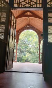 Entrance gate of 400 year old home in Matheran