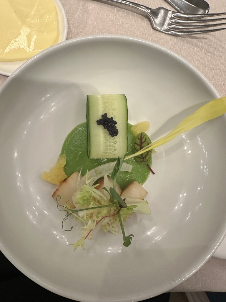 Starter food in a big bowl.