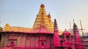 Shri Jotiba temple view from South gate, near Kolhapur, Maharashtra, India