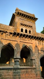 Inside view of 3 door (Tin Darwaja) of Panhalgad, Kolhapur India 