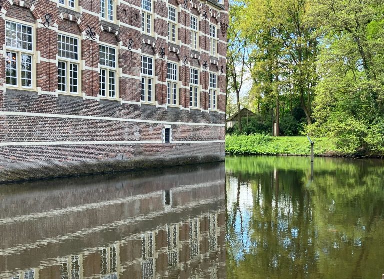 Reflection on the water of a castle