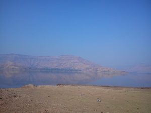 Back water of Dhom Dam near Village Vai of Satara