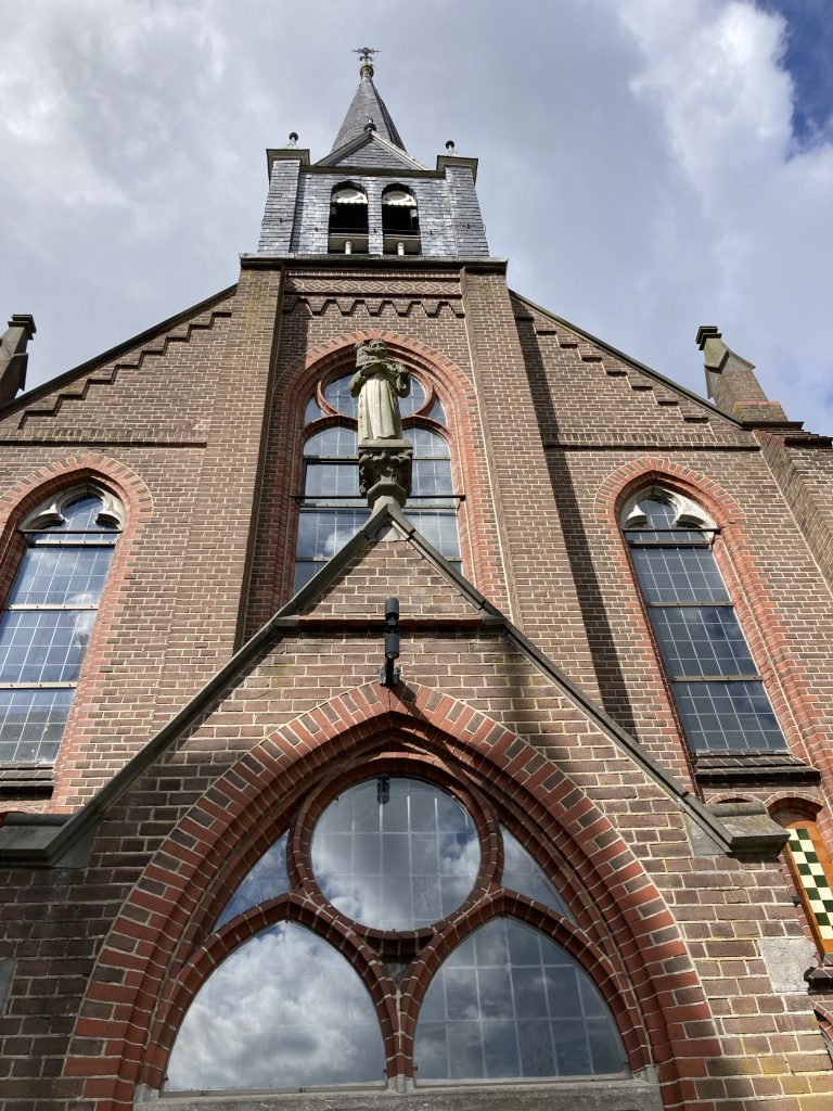 Old monastery facade