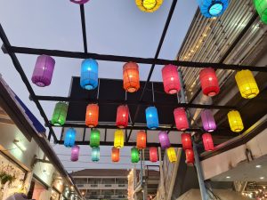Pattaya City Market Colourful lights