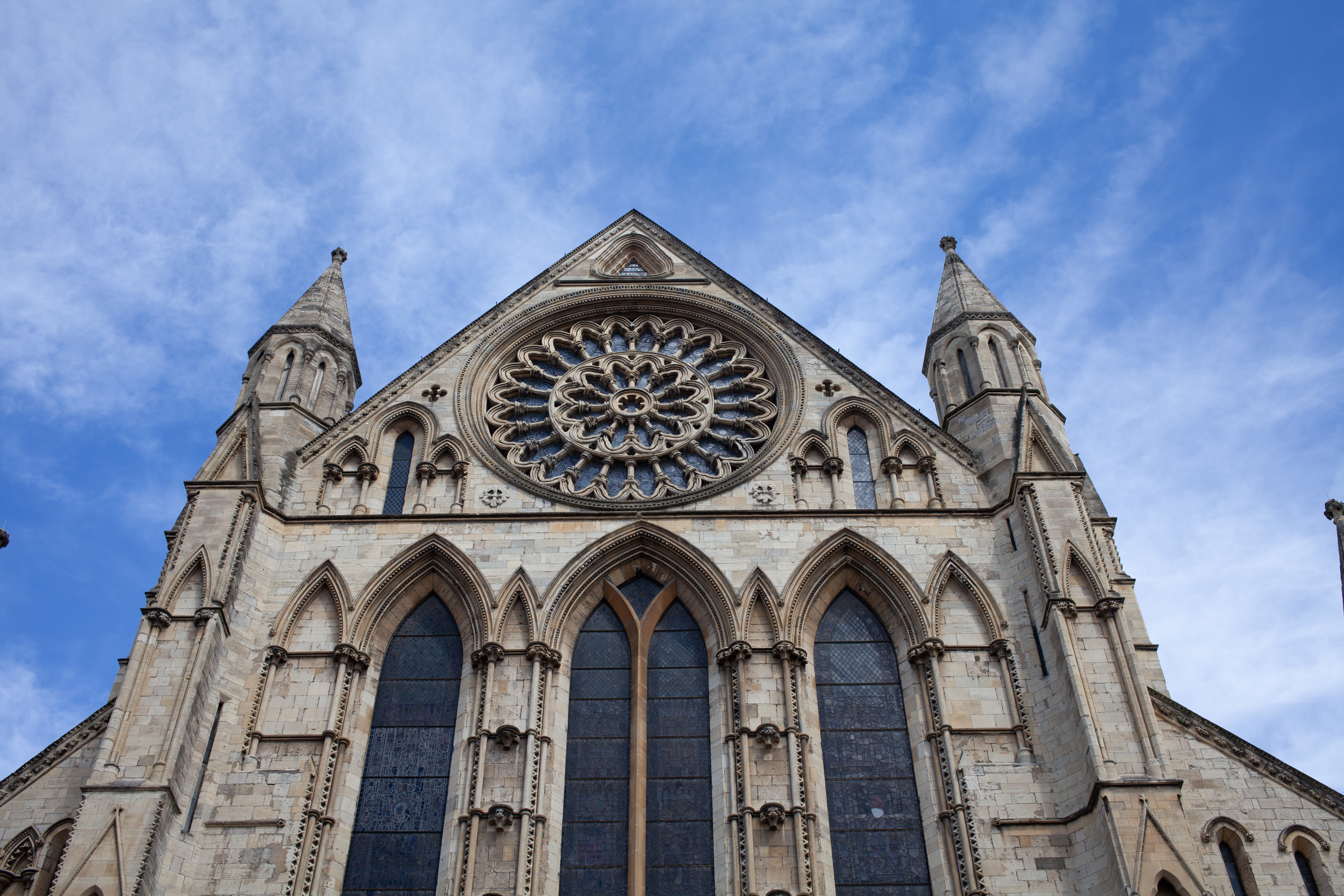 York minster against a blue sky