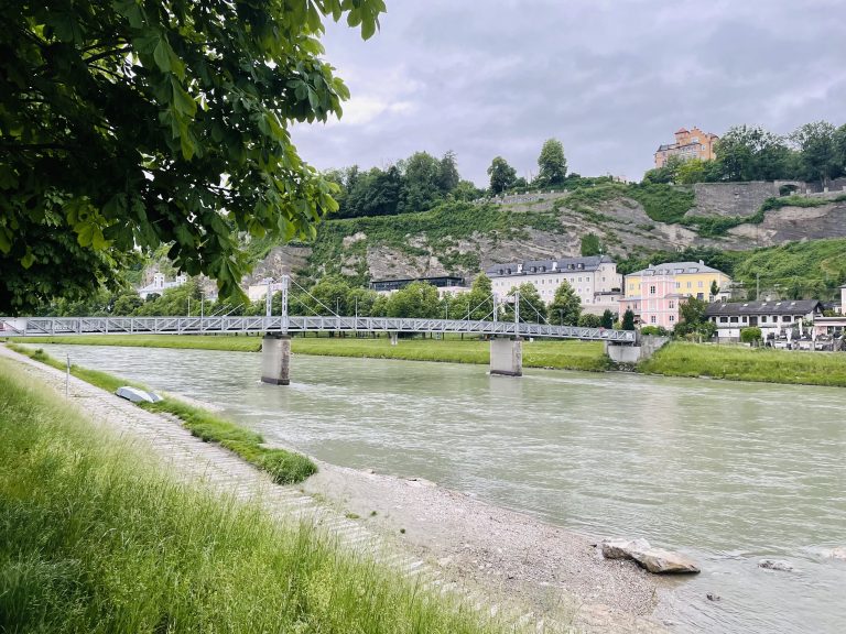 Just before the rain. From the banks of Salzach River, Salzburg, Austria.