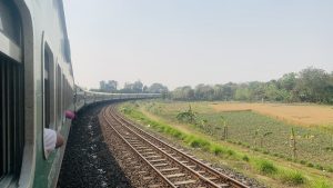 Train view of our beautiful village in Bangladesh