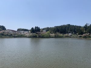 千葉県東金市　八鶴湖の湖畔　/　Shore of Lake Hachikaku, Togane City, Chiba Prefecture