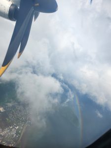  Photo from plane over Tanegashima island
