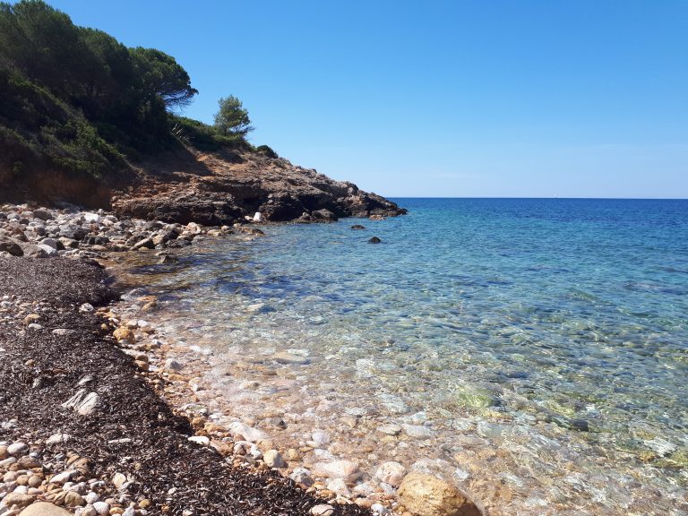 A little cove at the Elba island (Italy).