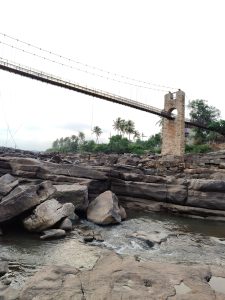 Hanging bridge Gokak falls