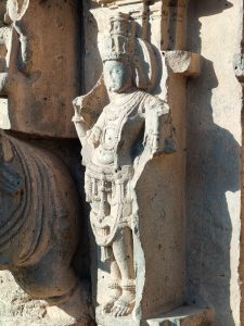 View larger photo: Statue of deity of Khidrapur temple near Kolhapur, broken by attacks of Mughal.