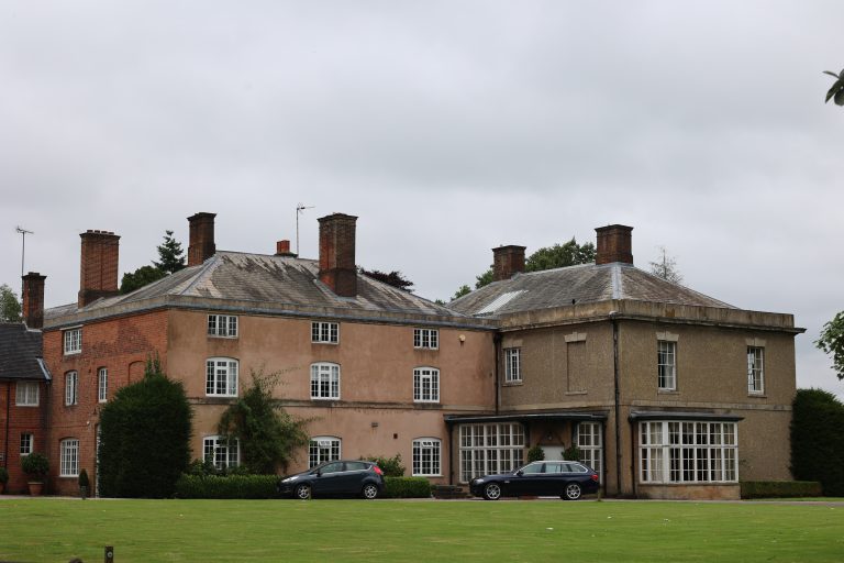 Yeldersley hall, derbyshire, england