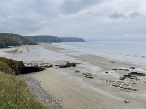 Low Tide at Crozon beach, Bretagne, France.