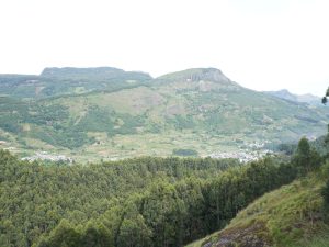 A beautiful valley in the mountains