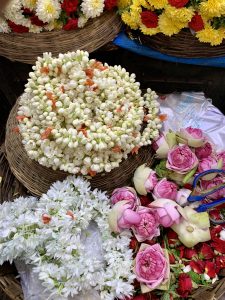 View larger photo: A variety of flowers at a flower market.