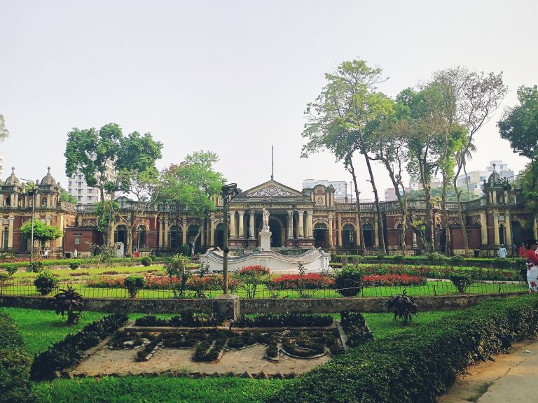 A view of the Royal Palace, Shoshi Lodge, Mymensingh town, in Bangladesh.