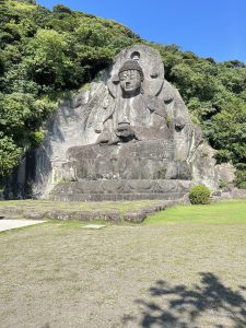 The daibutsu of nihon ji with nature beauty 