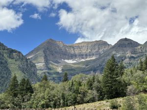 View larger photo: Mount timpanogos from the perspective of sundance ski resort